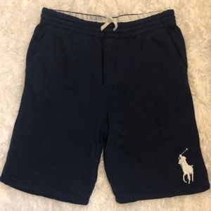Boy’s Polo Ralph Lauren cloth shorts navy blue.